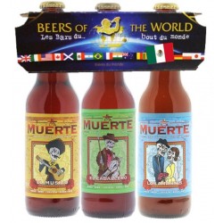 COFFRET BIERE - TRIPACK BEER OF THE WORLD MEXICAIN 3*35.5CL - Planète Drinks