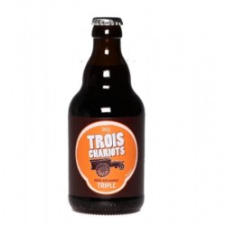 biere - DE SUTTER TROIS CHARIOTS TRIPLE 0,33L - Planète Drinks