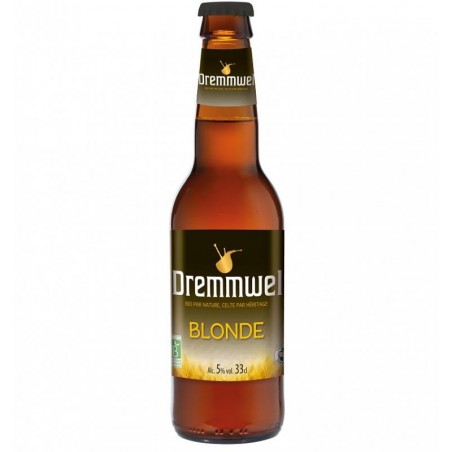 biere - DREMMWEL BLONDE BIO 0.33L - CERTIFIE FR-BIO-01 - Planète Drinks