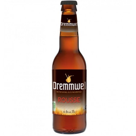 biere - DREMMWEL ROUSSE BIO 33CL - CERTIFIE FR-BIO-01 - Planète Drinks