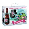 COFFRET BIERE - RINCE COCHON D'HIVER COFFRET 3*0,33L ( 2BL + 1 ROUGE + 1 VERRE ) - Planète Drinks
