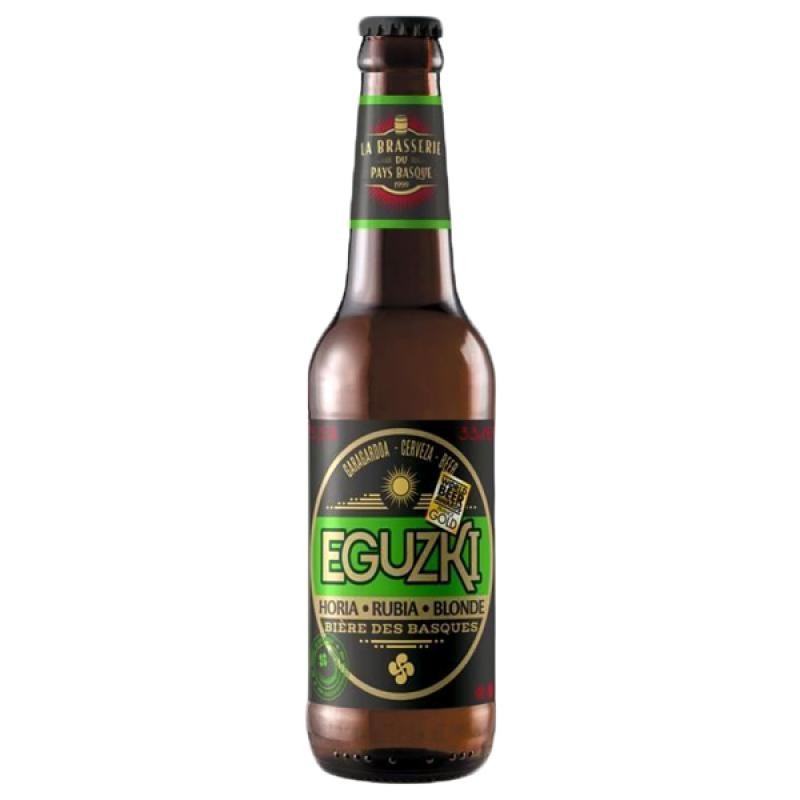 biere - EGUZKI BLONDE 33CL - Planète Drinks
