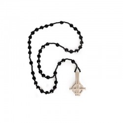 GOODIES - GHOST DOUBLE GRUCIFIX ROSARY COLLIER - Planète Drinks