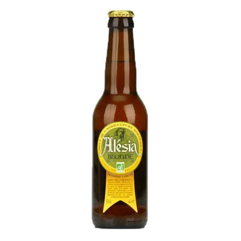 biere - ALESIA BLONDE BIO SANS GLUTEN 0.33L - CERTIFIE FR-BIO-01 - Planète Drinks biere - ALESIA BLONDE BIO SANS GLUTEN 0.33L - CERTIFIE FR-BIO-01 - Planète Drinks