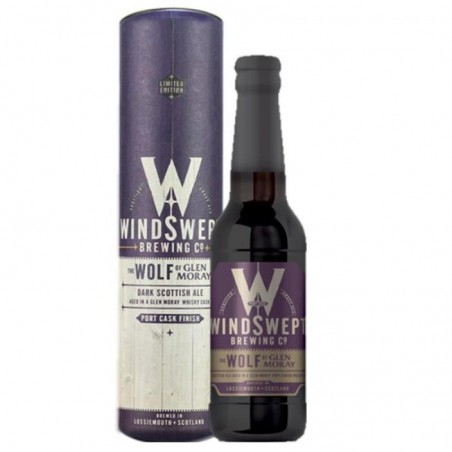 biere - WINDSWEPT WOLF GLEN MORAY PORT CASK 0.33L - Planète Drinks