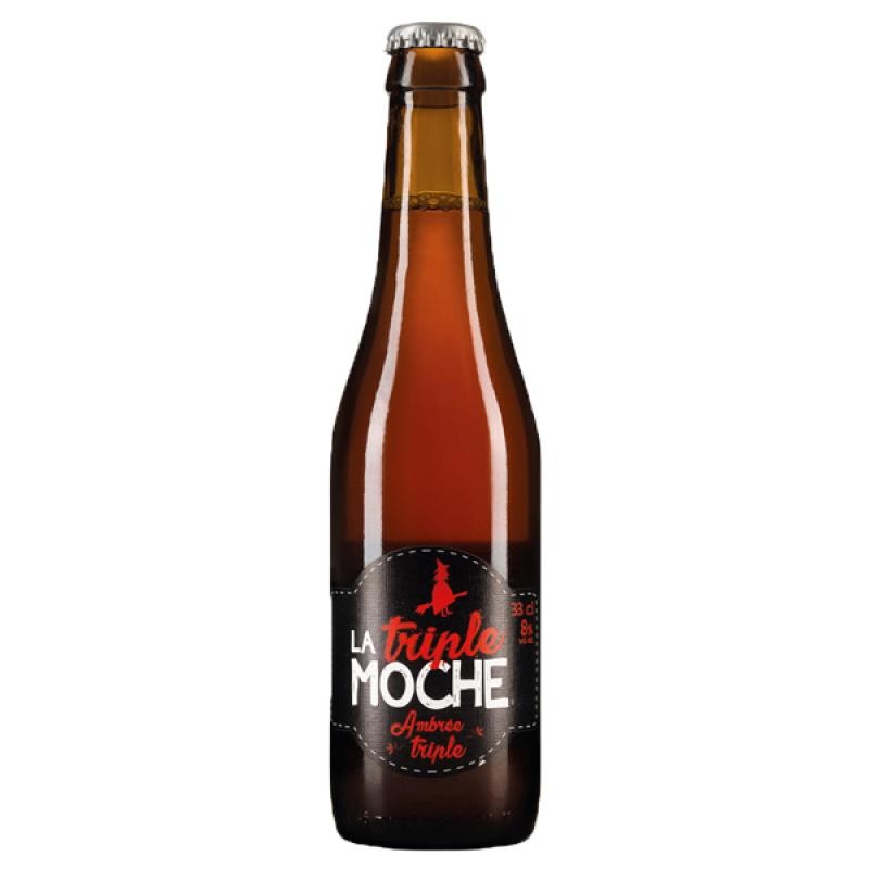 biere - LA MOCHE AMBREE TRIPLE 0.33L - Planète Drinks