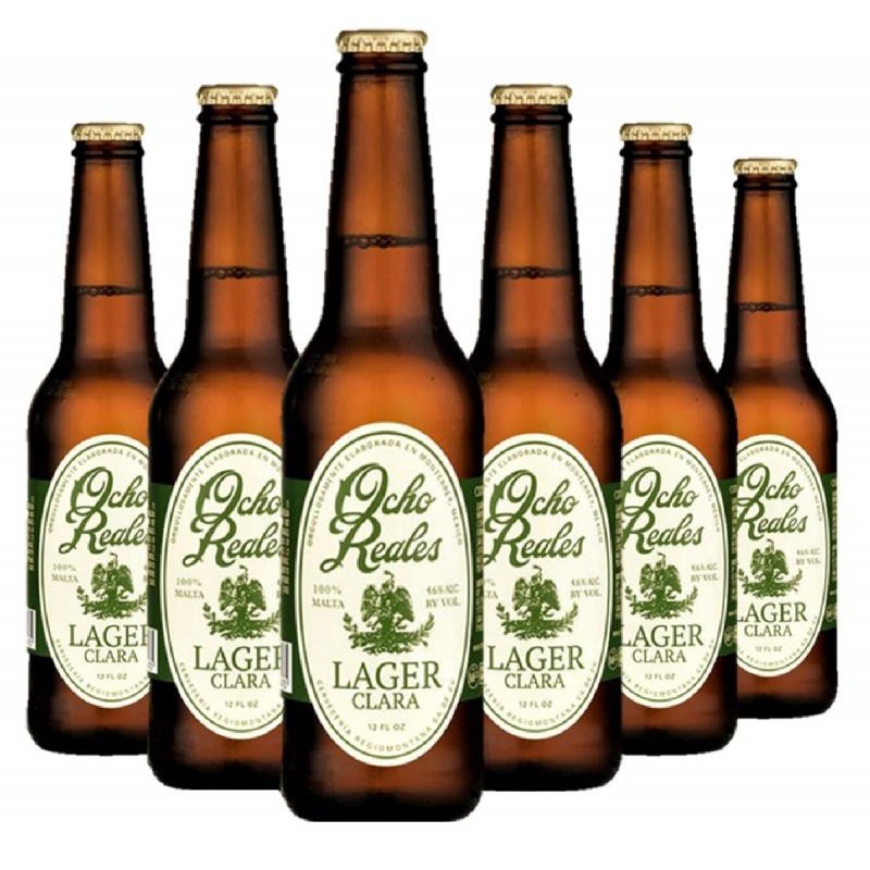 - OCHO REALES LAGER CLARA 6*0.355L - Planète Drinks - OCHO REALES LAGER CLARA 6*0.355L - Planète Drinks