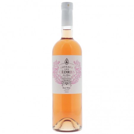 VIN - VIN COTEAUX LES CEDRES ROSE 2017 75CL - Planète Drinks