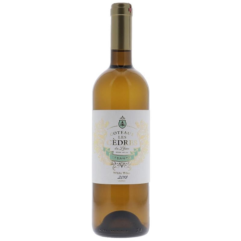 VIN - VIN COTEAUX LES CEDRES BLANC 2018 75CL - Planète Drinks VIN - VIN COTEAUX LES CEDRES BLANC 2018 75CL - Planète Drinks