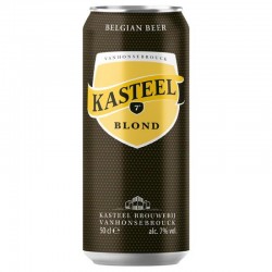 biere - KASTEEL BLOND 0.50L CAN - Planète Drinks