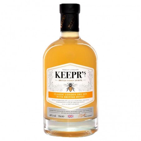 GIN - KEEPR'S CLASSIC LONDON DRY HONEY GIN 70CL - Planète Drinks