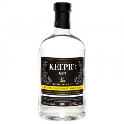 GIN - KEEPR'S LEMON & PEPPER LONDON DRY GIN 70CL - Planète Drinks