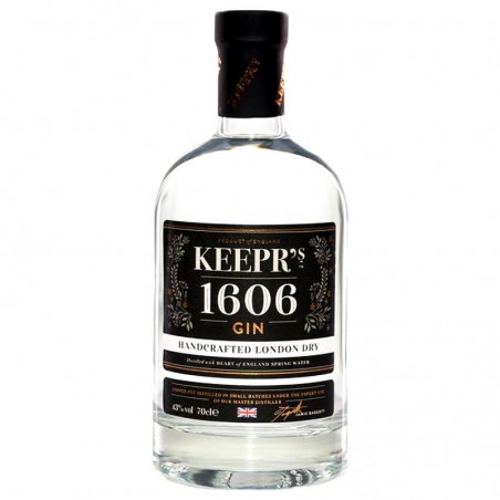 GIN - KEEPR'S 1606 PREMIUM LONDON DRY GIN 70CL - Planète Drinks