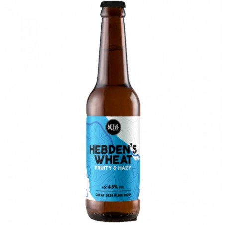 biere - LITTLE VALLEY HEBDEN'S WHEAT 33CL - CERTIFIE FR-BIO-01 (MB) - Planète Drinks