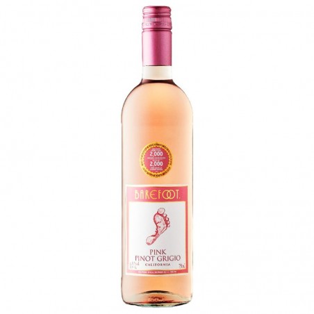 VIN - BAREFOOT PINK PINOT GRIGIO 75CL - Planète Drinks
