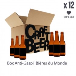 COFFRET BIERE - BOX ANTI GASPI 12 BIERES BLONDES DU MONDE - Planète Drinks