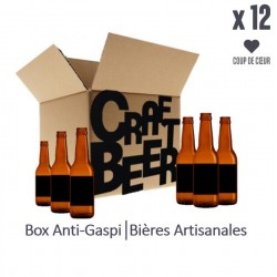 COFFRET BIERE - BOX ANTI GASPI 12 BIERES ARTISANALES - Planète Drinks