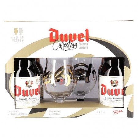 biere - DUVEL COFFRET 4*33CL + 2 VERRES COLLECTOR - Planète Drinks
