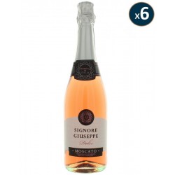 MOSCATO SIGNORE ROSE 6*75CL