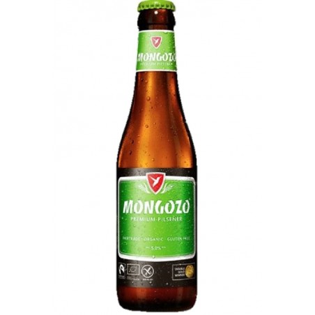 MONGOZO PREMIUM PILSNER BIO 33CL 3.1 - Mongozo Premium Pilsner 5°, une bière blonde Belge de type Pils brassée par Huyghe, c'est