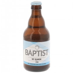 BAPTIST BLANCHE 33CL 3.9 - Une bière blanche de froment de fermentation haute légère et rafraîchissante !