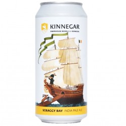 KINNEGAR SCRAGGY BAY 44CL CAN 4.8 - Une bière craft irlandaise ale dorée et équilibrée aux notes de houblons aromatiques avec un