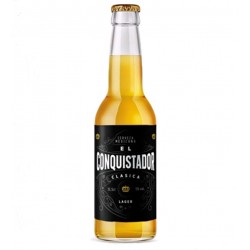 EL CONQUISTADOR LAGER 35.5CL 3.7 - Une vraie bière mexicaine avec une amertume juste typique des bières artisanales. 