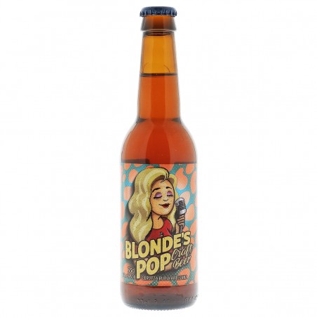 BIRRA & BLUES BLONDE'S POP 33CL 3.5 - Une Strong Bitter, à l'image POP et rétro ! 