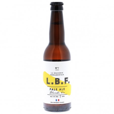 LBF PALE ALE 33CL - CERTIFIE FR-BIO-01 2.95 - Une Pale Ale artisanale brassée exclusivement à partir d'ingrédients français !