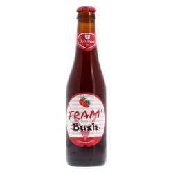 FRAM'BUSH 33CL 2.95 - Un savant mélange entre une bière à la framboise et la Bush Caractère !