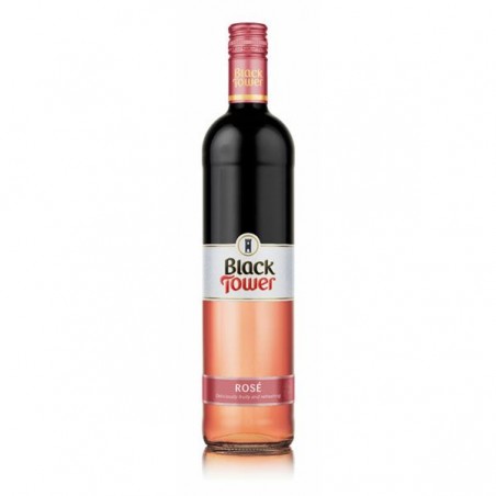BLACK TOWER ROSE 75CL 5.25 - Le Black Tower rosé est l’un des vins les plus appréciés de la gamme