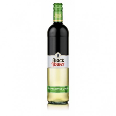 BLACK TOWER RIVANER PINOT GRIGIO 75CL 5.25 - Le Black Tower Silvaner Pinot Grigio s’avère être une fantastique cuvée, issue d’un