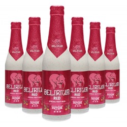 DELIRIUM RED 6*33CL 24.9 - La Delirium Red est une bière à la cerise dérivée de la Delirium Tremens. Cette bière fruitée a la pa