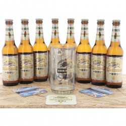 BOX DECOUVERTE KIRIN 8*33CL + 1 VERRE 32.9 - BOX DECOUVERTE KIRIN 8*33CL + 1 VERRE