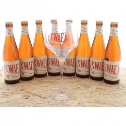 SWAF TRIPLE 8*33CL + 1 VERRE 34.9 - Découvrez la bière Triple Belge Swaf de la brasserie De Silly, et dégustez la dans le verre 