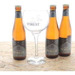 ABBAYE DE FOREST 3*33CL + 1 VERRE 17.9 - Découvrez la bière Abbaye de Forest de la Brasserie de Silly située en Belgique, à dégu