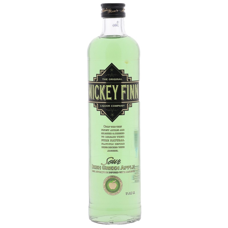 MICKEY FINN'S IRISH GREEN APPLE 50CL 13.9 Mickey Finn Irish Green