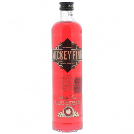 MICKEY FINN'S RASPBERRY 50CL 13.9 - Mickey Finn Sour Raspberry est une liqueur à la framboise fabriquée exclusivement à partir d