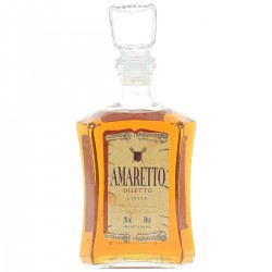 DILETTO AMARETTO 50CL 14.9 - Un Amaretto typique issu d'amandes 100% italiennes révélant une liqueur gourmande avec une pointe d