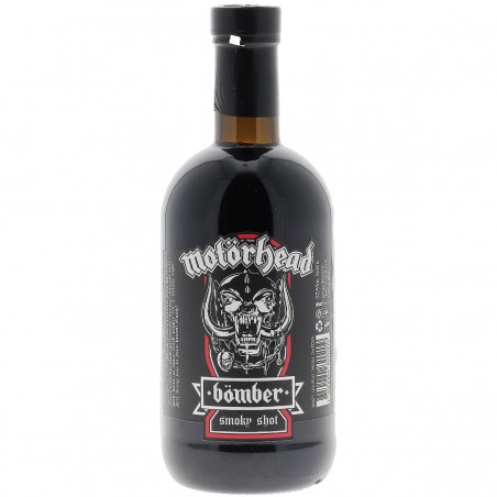 MOTORHEAD BOMBER SMOKY SHOT 50CL 34.9 - La liqueur officielle du groupe Motörhead à base de plantes !