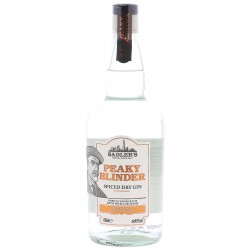 PEAKY BLINDER SPICED GIN 70CL 34.9 - Un gin élaboré par la distillerie Sadler avec pas moins de 9 botaniques différentes pour lu