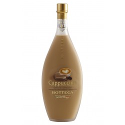 BOTTEGA - LIQUEUR CAPPUCCINO 50CL 21 - Une liqueur italienne crémeuse, agréablement sucrée et avec une teneur en alcool modérée,