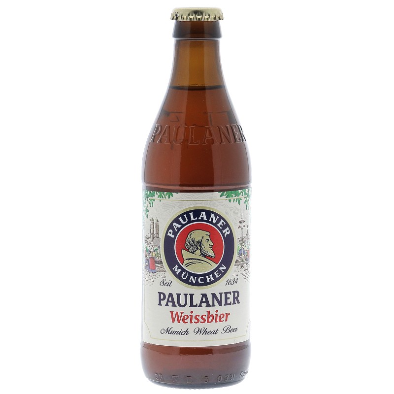 PAULANER HEFE WEISSBIER 33CL 3.3 - La plus célèbre de la brasserie Paulaner revisitée en format 33cl !