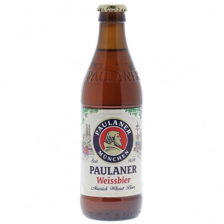 PAULANER HEFE WEISSBIER 33CL 3.3 - La plus célèbre de la brasserie Paulaner revisitée en format 33cl !