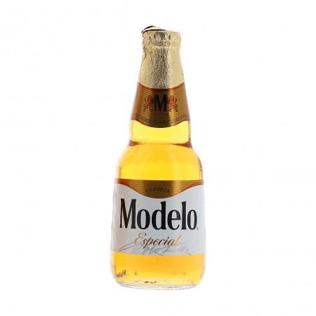 MODELO ESPECIAL 35,5CL 2.6 - La Modelo Especial est une bière premium importée du Mexique.
Riche et corsée, elle est brassée à p