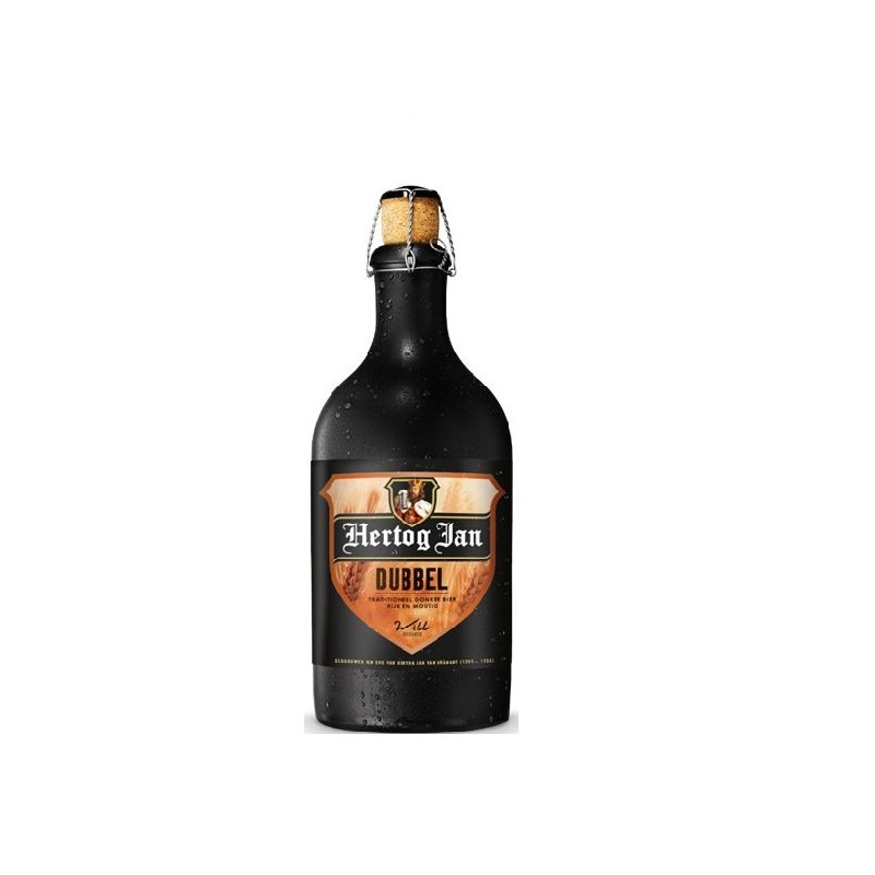 HERTOG JAN DOUBLE 50CL 7.9 - La Hertog Jan Dubbel est une bière sombre à 7.3°, traditionnelle, de fermentation haute.Une bière t