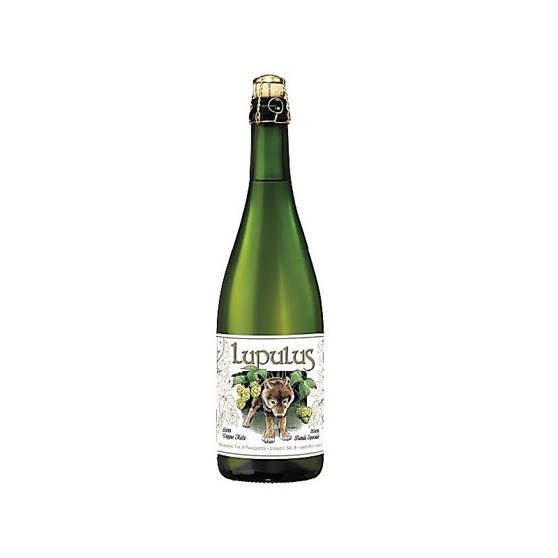 LUPULUS BLONDE 75CL 6.6 - La Lupulus Blonde 8.5° est une bière de type Triple Belge qui est fermentée en fûts puis en bouteilles
