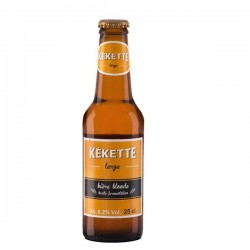 KEKETTE BLONDE 25CL 2.8 - Même si elle apparait davantage comme une bière à étiquette destinée à nous amuser, cette bière blonde