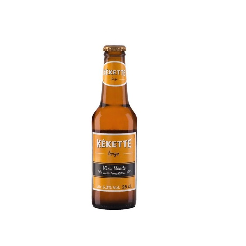 KEKETTE BLONDE 25CL 2.8 - Même si elle apparait davantage comme une bière à étiquette destinée à nous amuser, avec son célèbre s