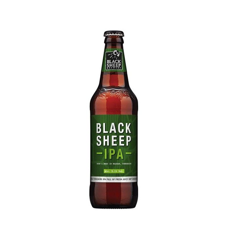 BLACK SHEEP IPA 50CL 3.9 - Une IPA classique à 5.1% volume d'alc., audacieuse, de caractère et un clin d'oeil à la riche histoir